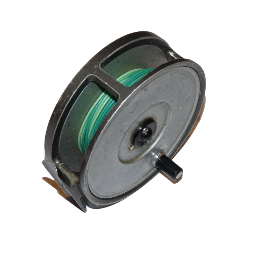 Hardy Hydra vintage classic light alloy fly reel with factory solid drum 3.75" - Image 2