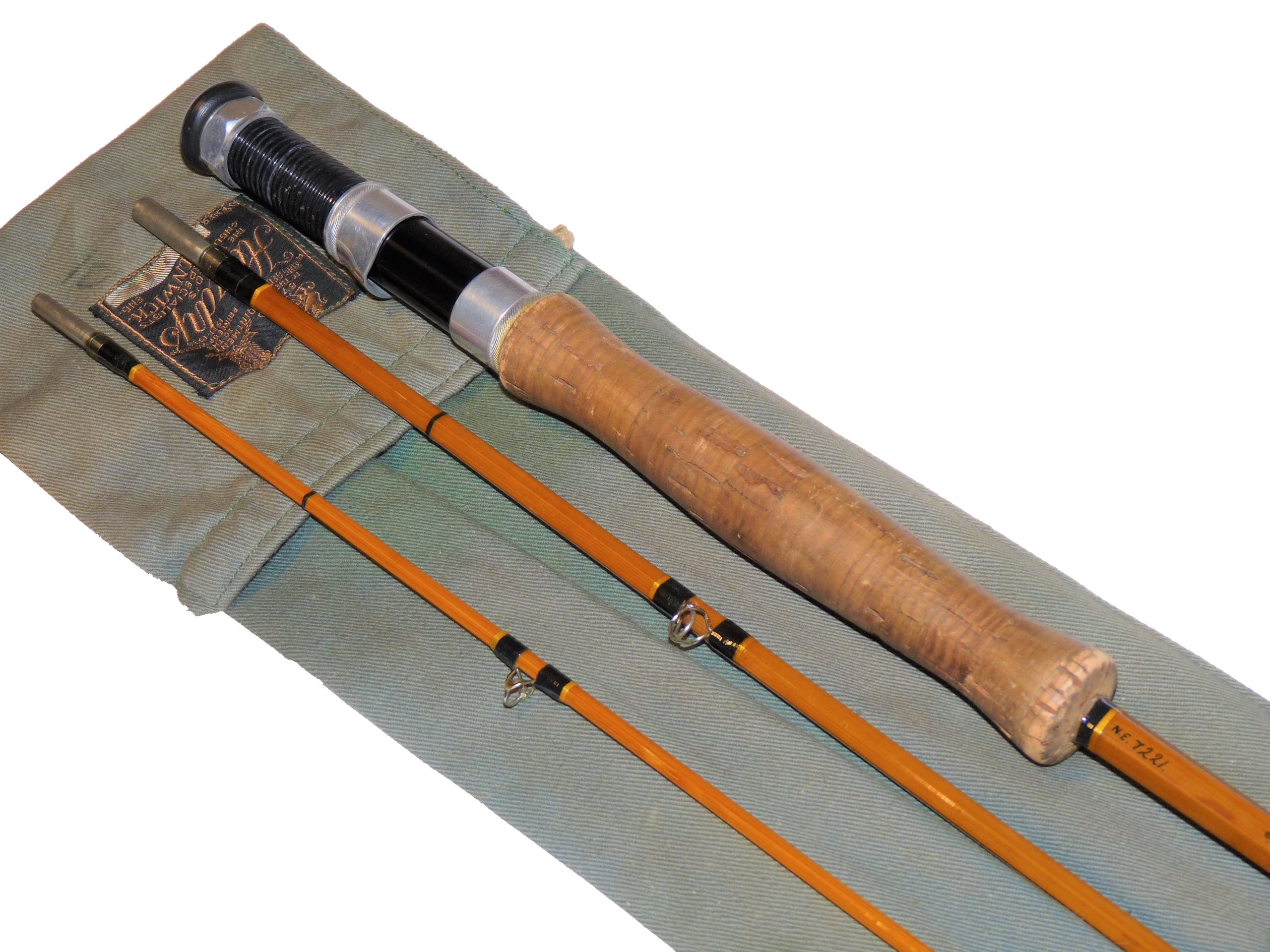 Hardy Neo Cane Glen Farrar 8' 3-piece trout fly rod line #6 - Image 2