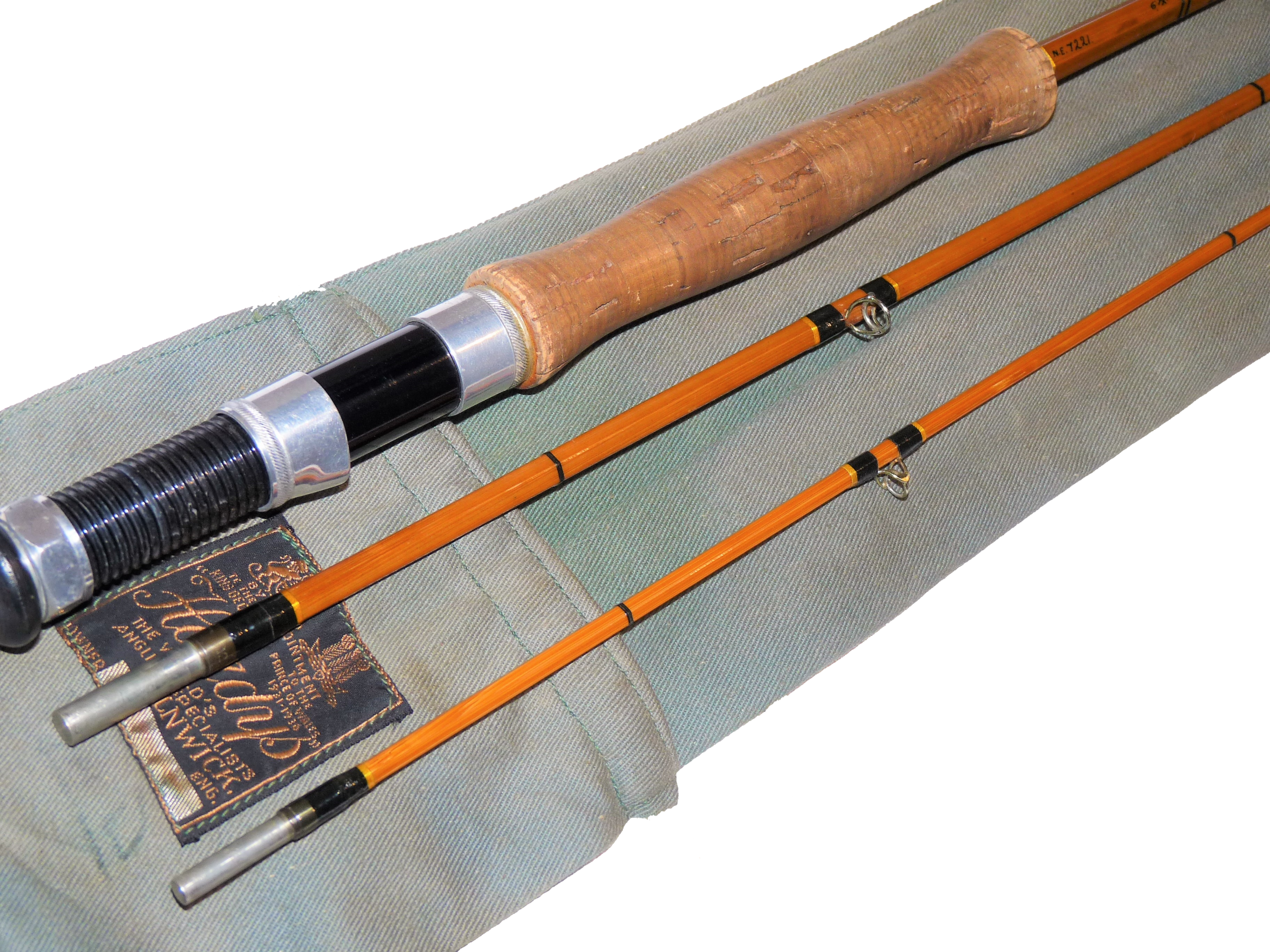 Hardy Neo Cane Glen Farrar 8' 3-piece trout fly rod line #6 - Image 3
