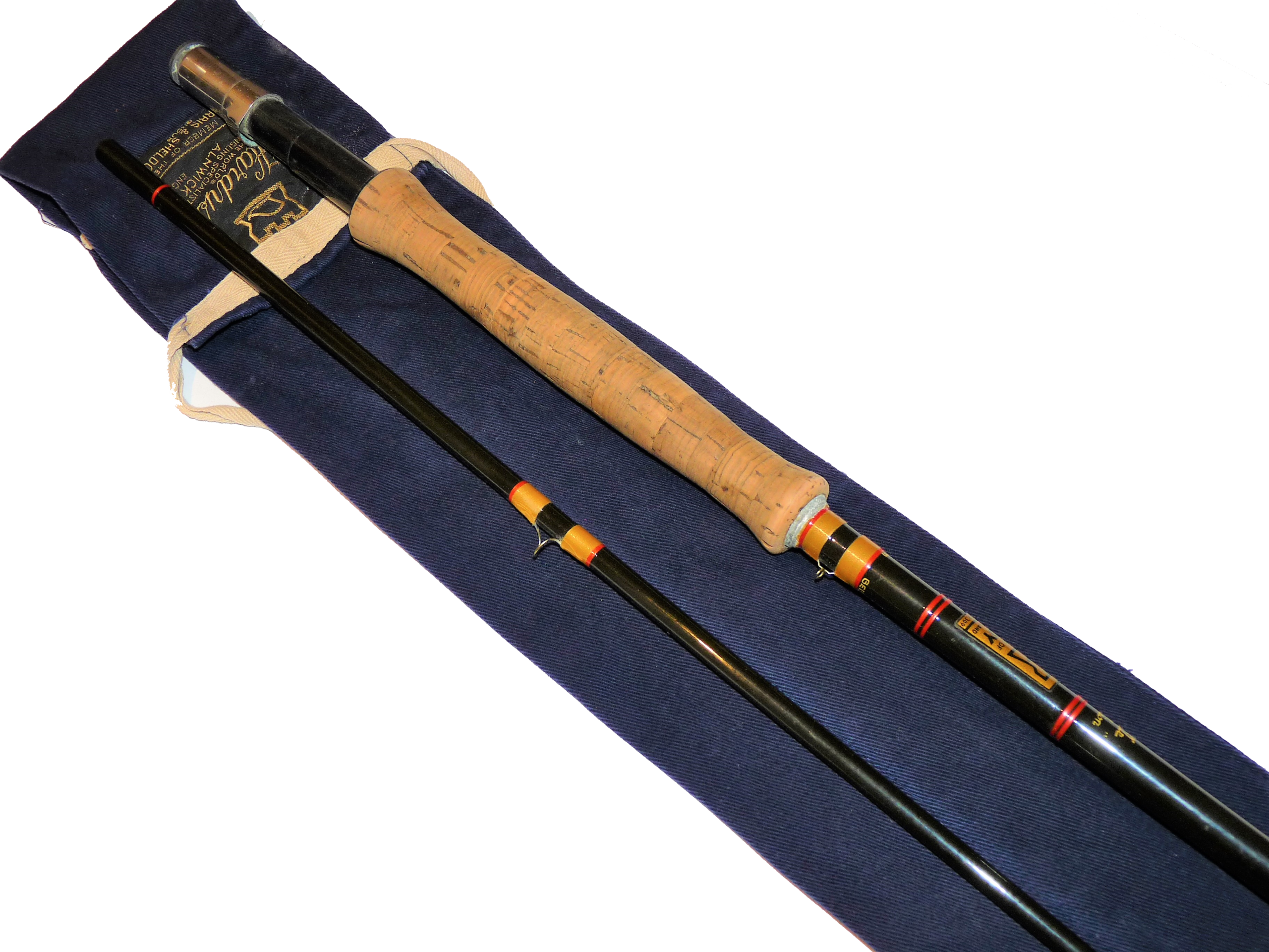 Hardy Fibalite Perfection 7' two piece trout fly rod line rated #7 - Image 2