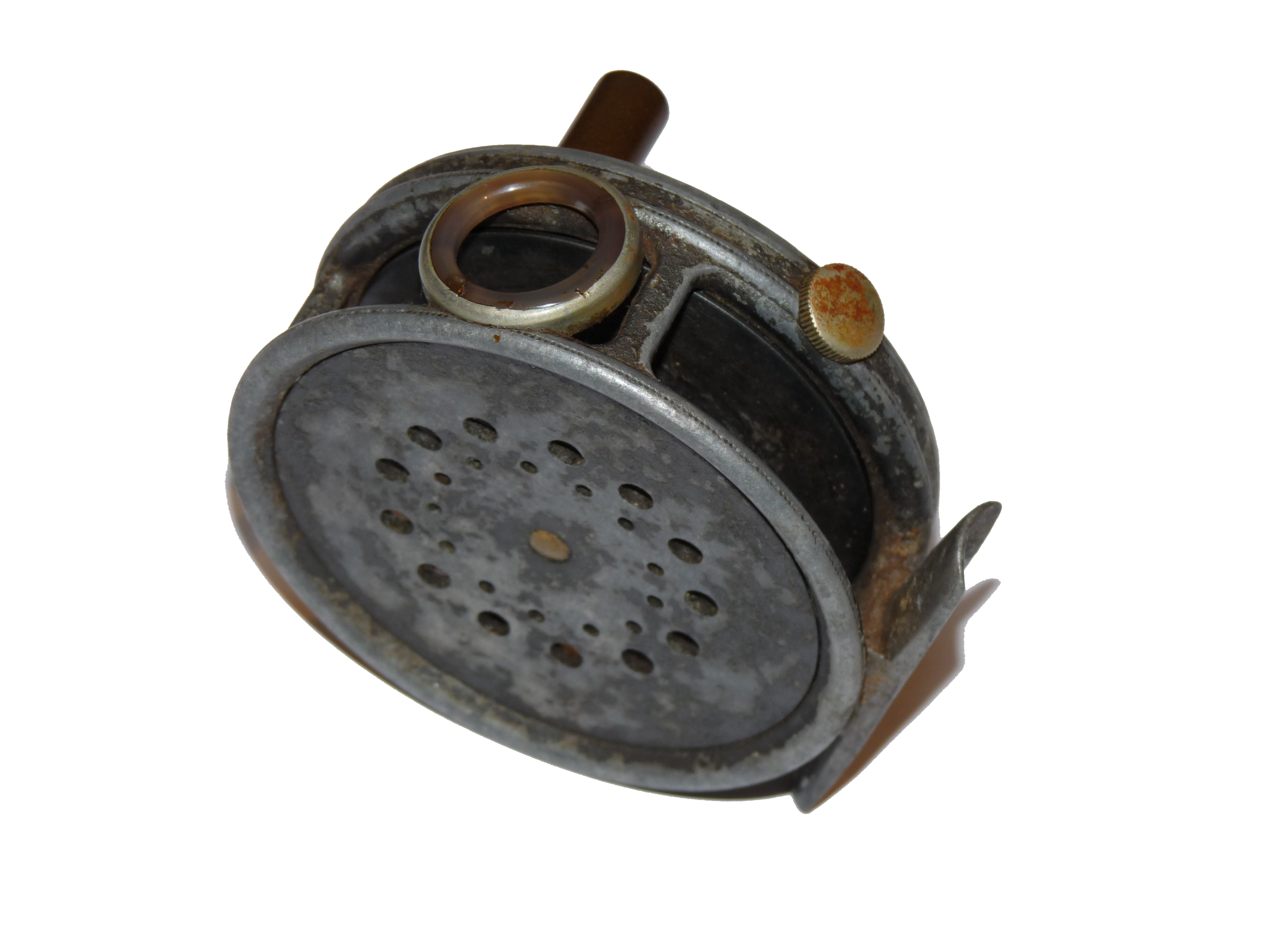 Hardy Perfect 3 1/8" trout fly reel with line guide - Image 2