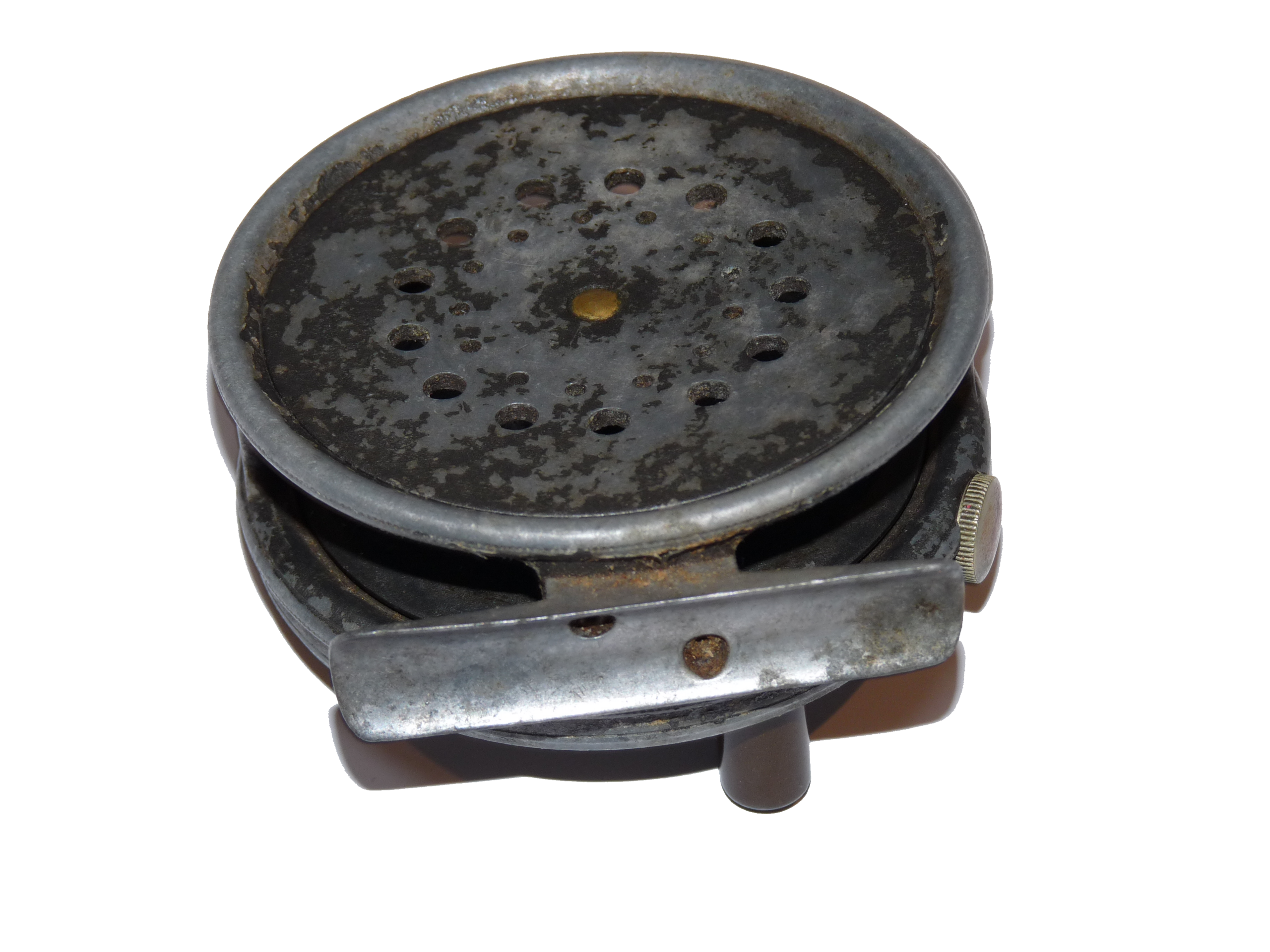 Hardy Perfect 3 1/8" trout fly reel with line guide - Image 3