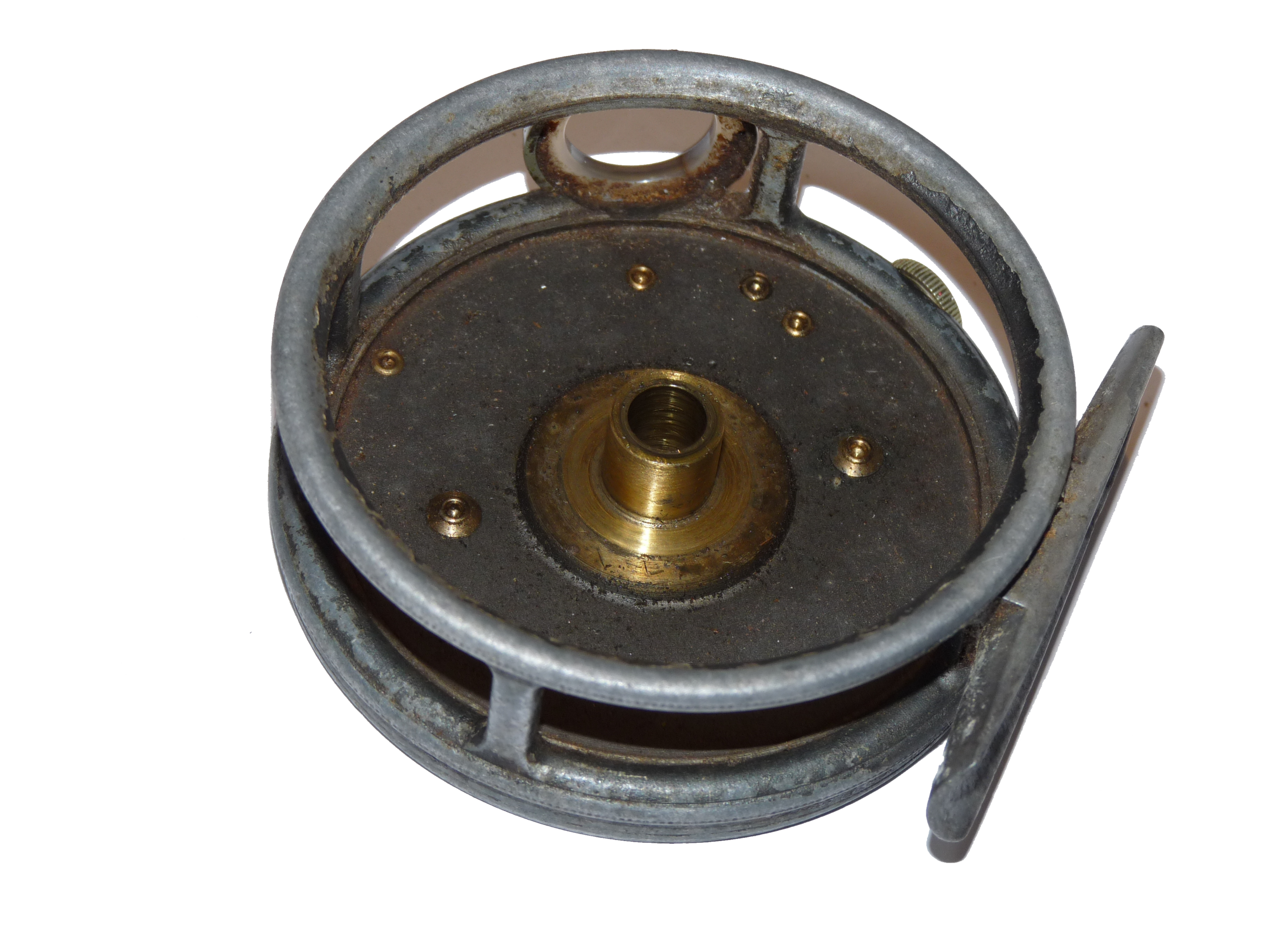 Hardy Perfect 3 1/8" trout fly reel with line guide - Image 6