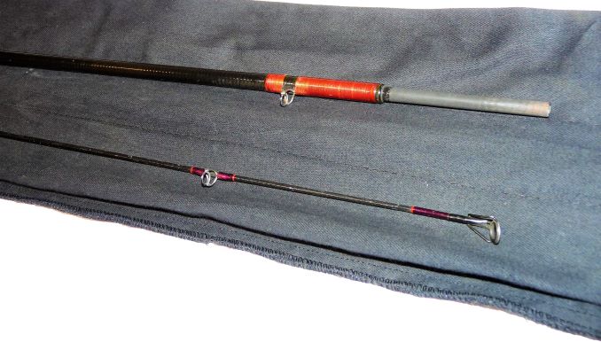 Daiwa Whisker Dual Catch three piece 13' rod with bag line #9/10 - Image 5