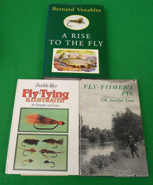 Alternative view of 3 x fly fishing books, Bernard Venables, Freddie Rice, Col. Joscelyn Lane