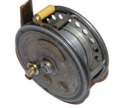 Alternative view of Hardy Silex Major for Manton Calcutta India 3.5″ casting reel
