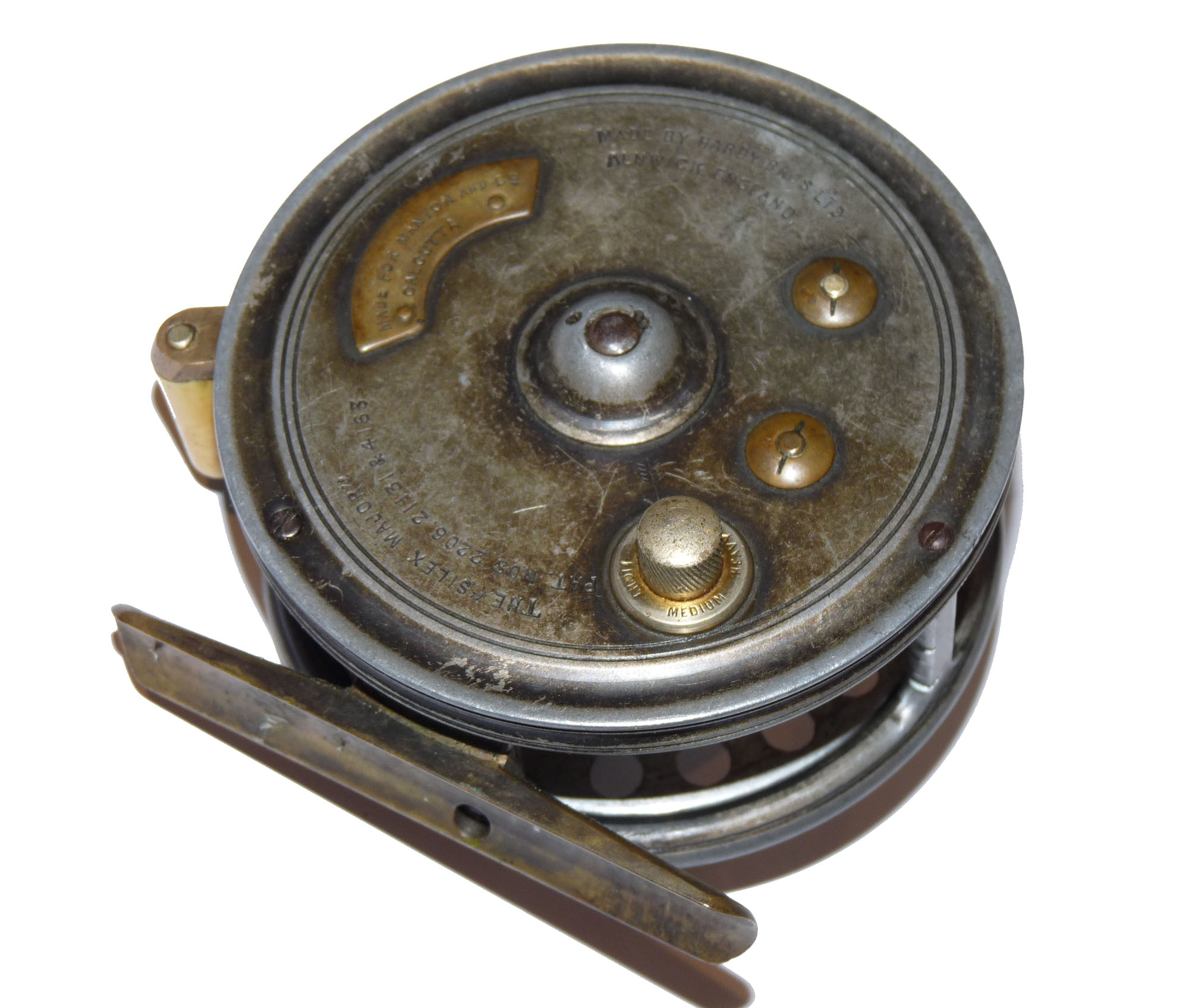 Hardy Silex Major for Manton Calcutta India 3.5″ casting reel - Image 3