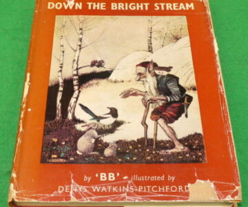 Down The Bright Stream by 'BB', 1955 2nd edition, hardback book.