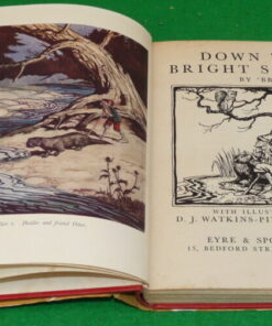 Alternative view of Down The Bright Stream by 'BB', 1955 2nd edition, hardback book.