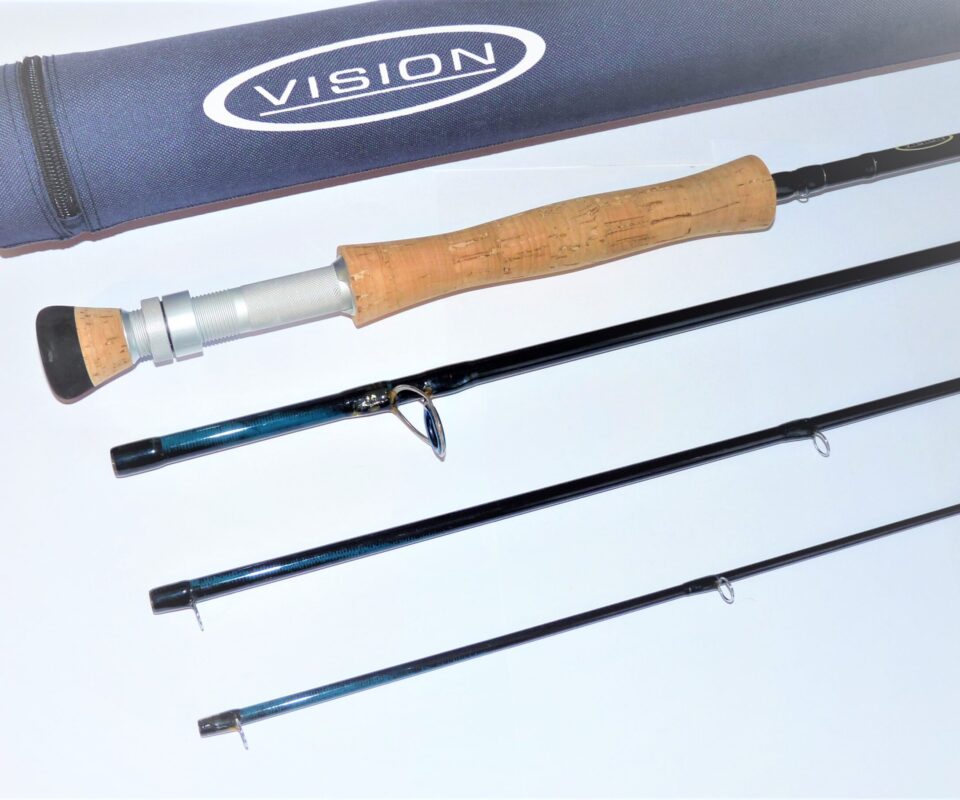 Vision GT Four Traveler 9' 4-piece graphite trout fly rod + tube
