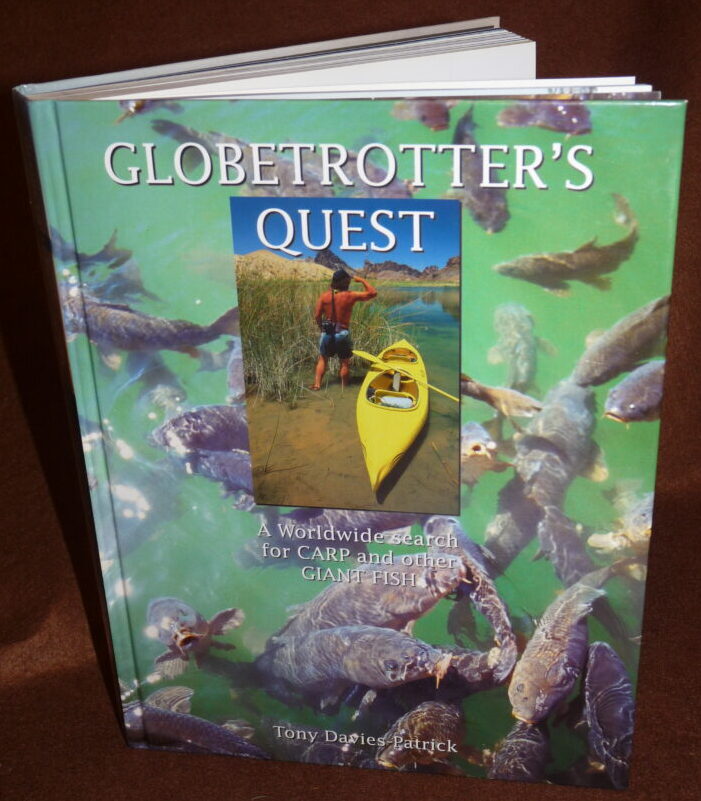 Globetrotter's Quest, T. Davis-Patrick, 2004 1st edition, signed fishing book