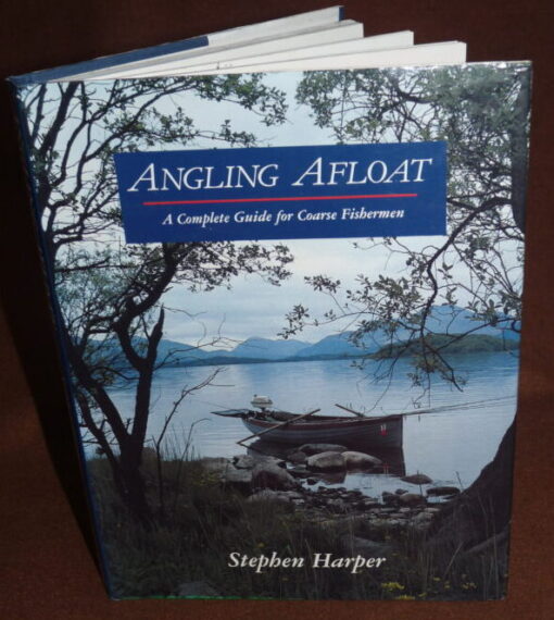 Angling Afloat, Stephen Harper, 1989 1st edition fishing book