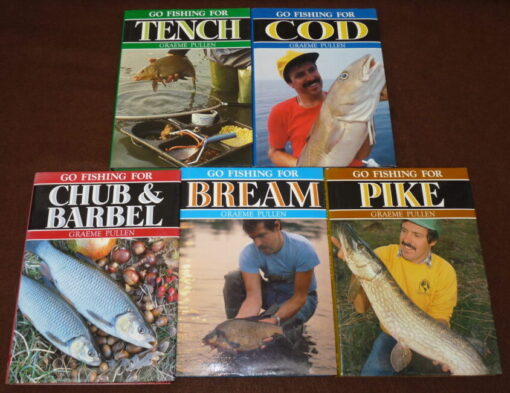 5 Go Fishing For Pike, Bream, Chub & Barbel, Cod, Tench books