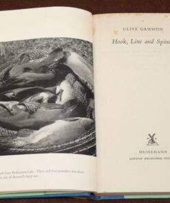 Alternative view of Hook, Line & Spinner, Clive Gammon, 1959 1st edition fishing book