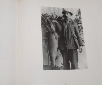 Alternative view of An Angler's Album, Charles H. Traub, 1990 1st edition fishing book