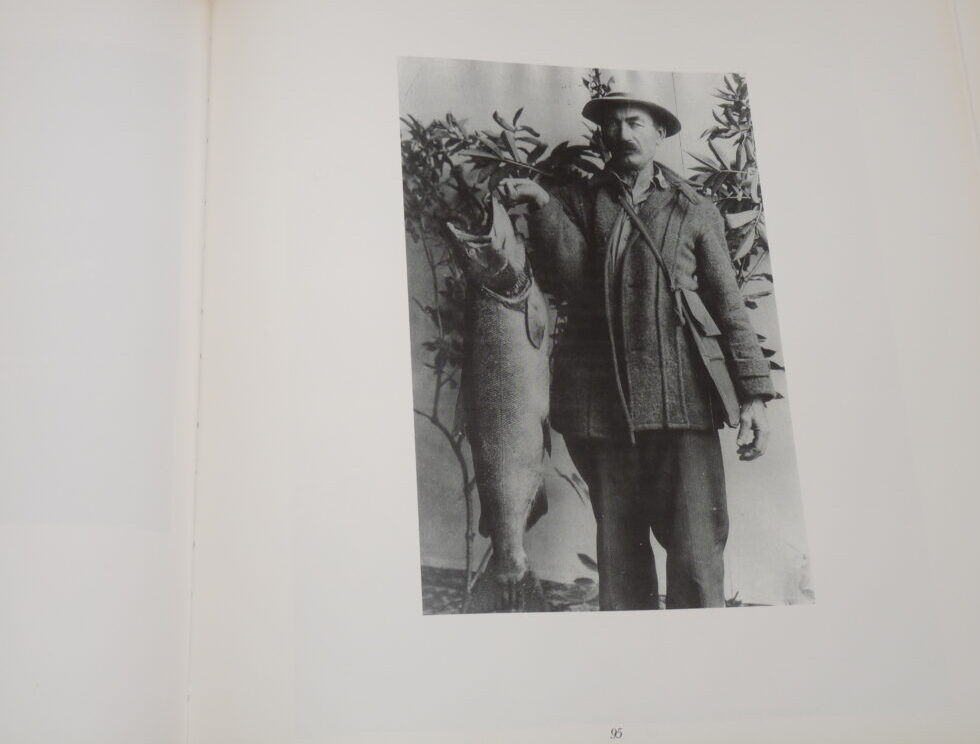 Alternative view of An Angler's Album, Charles H. Traub, 1990 1st edition fishing book