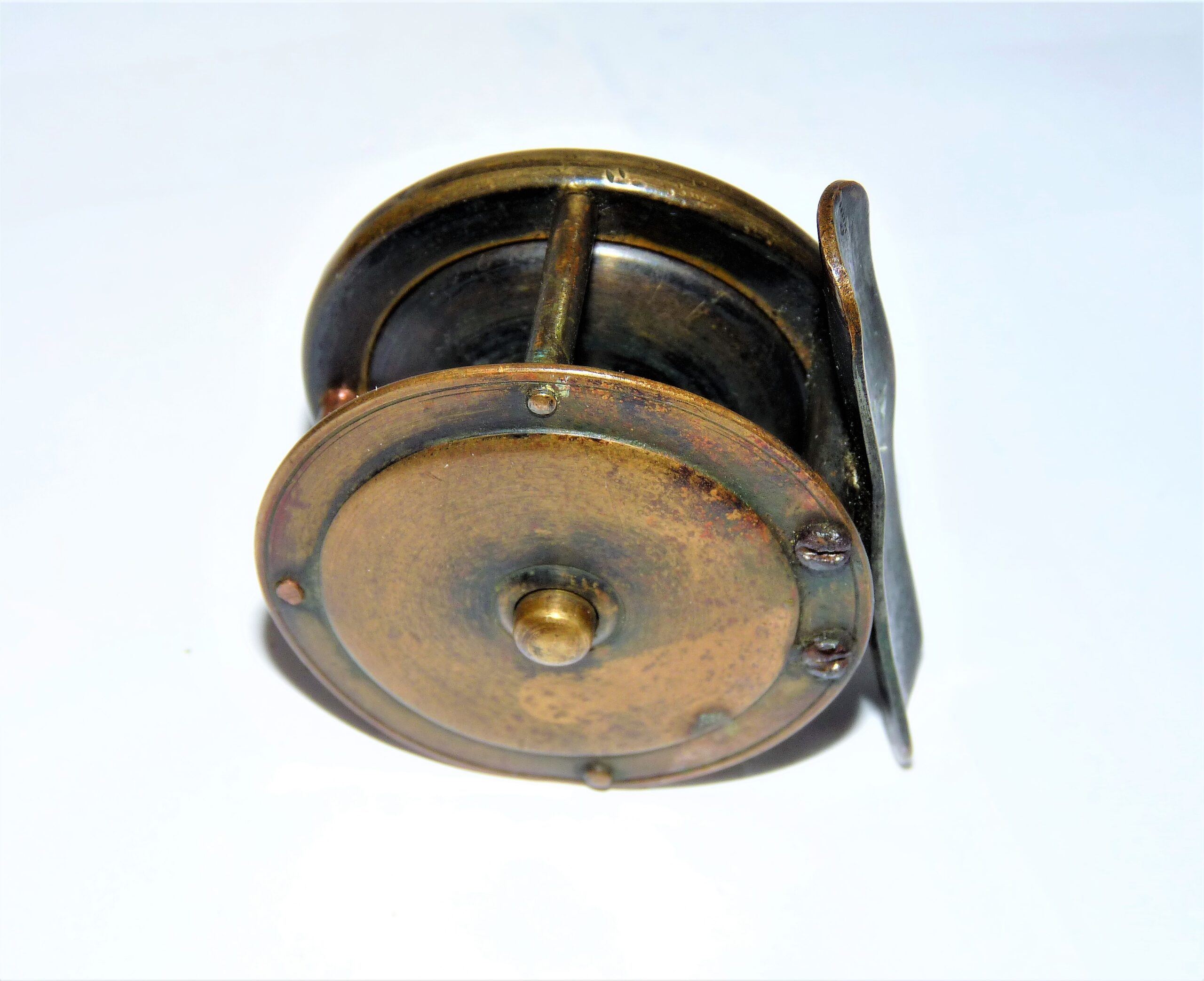 Fosters of Ashborne 2" platewind brass reel - Image 2