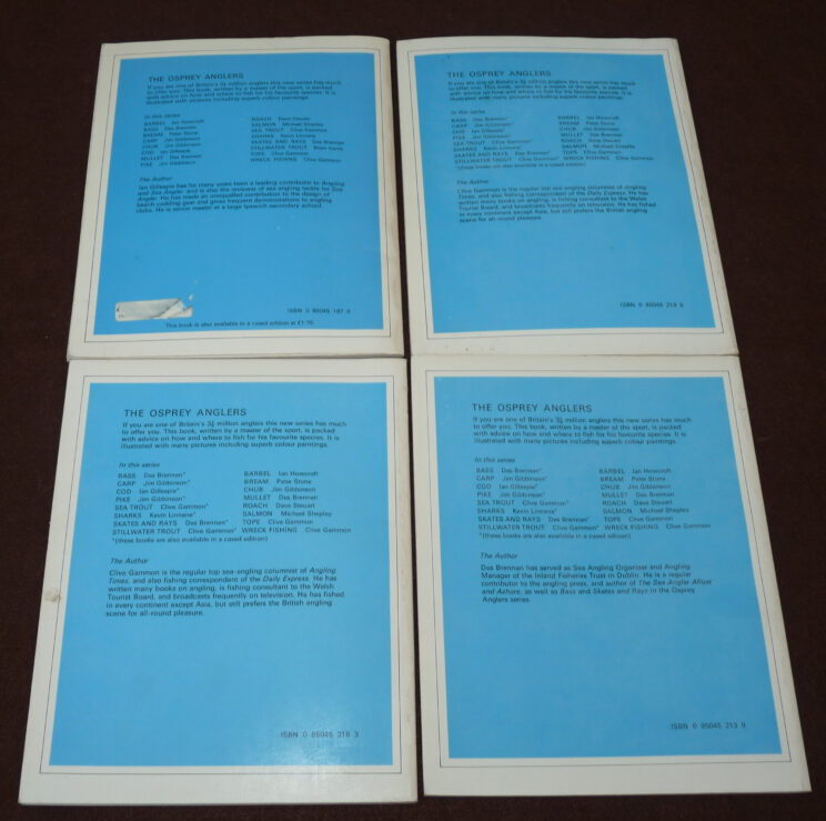 Alternative view of Cod, Tope, Mullet, Wreck Fishing, The Osprey Anglers fishing books, 1st editions