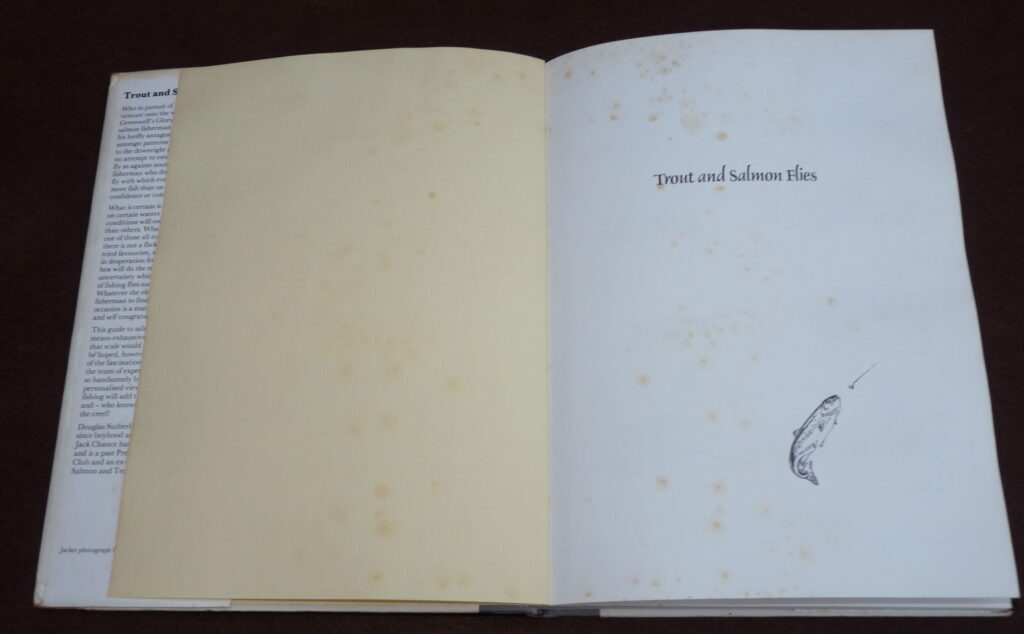 Trout and Salmon Flies, Douglas Sutherland, Jack Chance, 1982 1st edition fishing book - Image 3