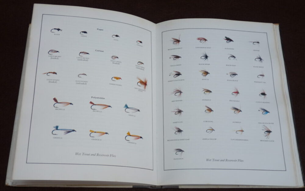 Trout and Salmon Flies, Douglas Sutherland, Jack Chance, 1982 1st edition fishing book - Image 2