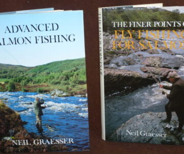 Advanced Salmon Fishing, Fly Fishing for Salmon, Neil Graesser, 1987, 1989 1st editions