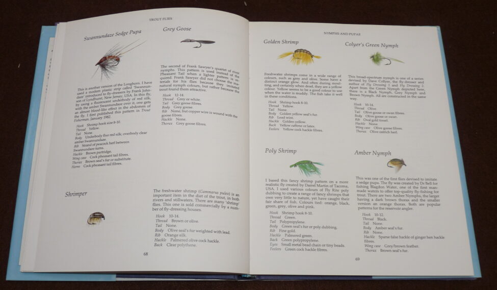 Fly Patterns & Reservoir and Lake Flies, J. Veniard, T. Price, 1970, 1986 1st edition books - Image 2