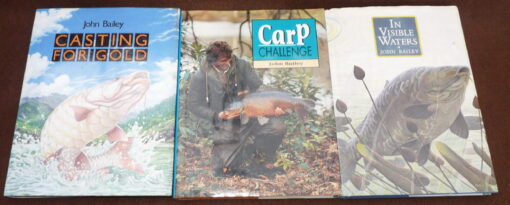 Carp Challenge, Casting for Gold, In Visible Waters, John Bailey fishing books