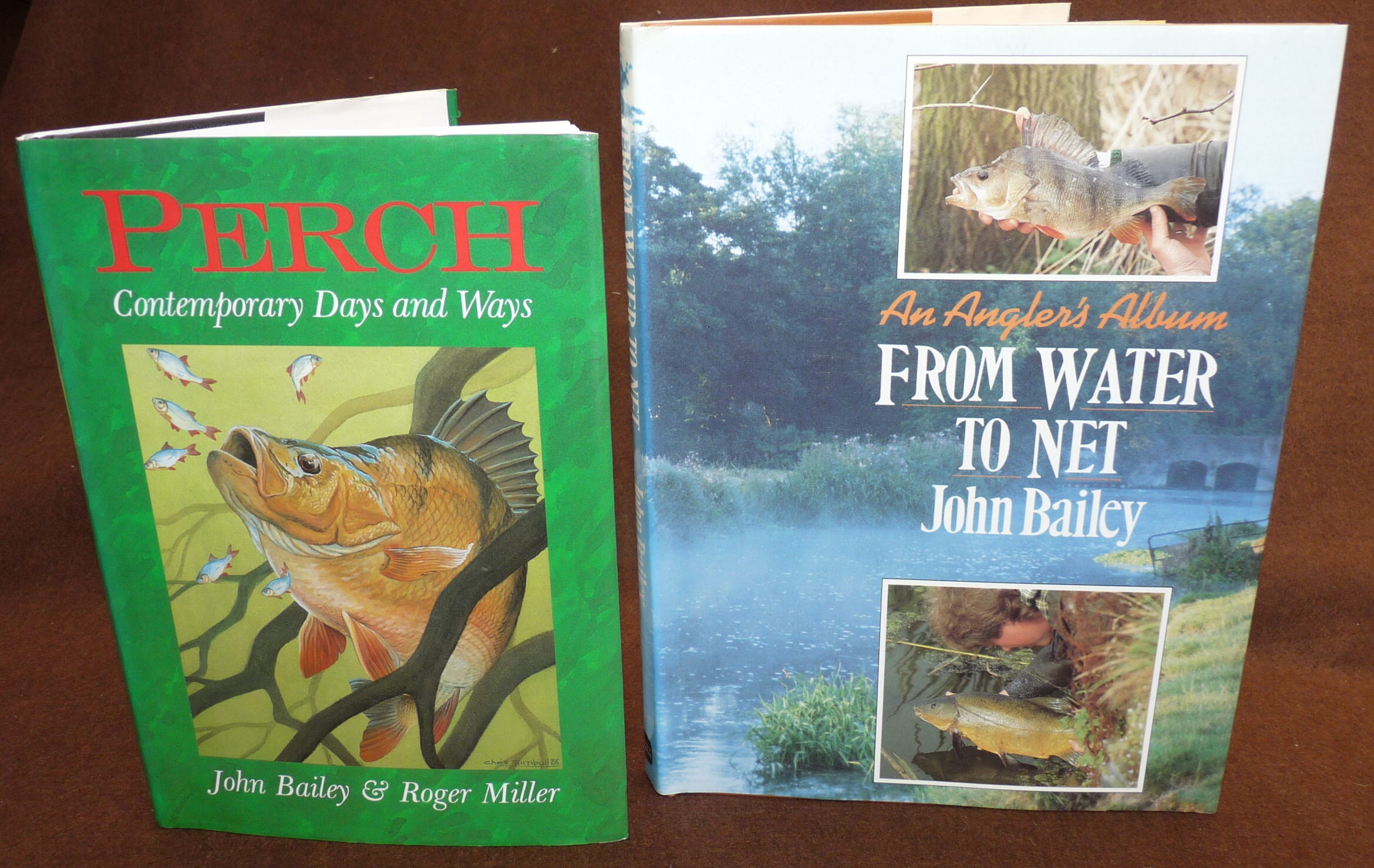 Perch, From Water To Net, John Bailey, Roger Miller fishing books