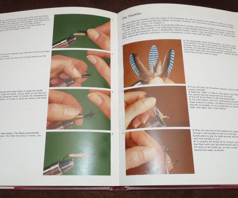 Alternative view of Flytying Techniques & The Complete Book Of Modern Fly Fishing, 1979 1980 1st editions