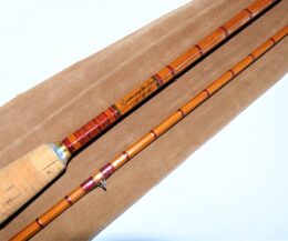 W H Norris 9' 2 piece split cane fly rod