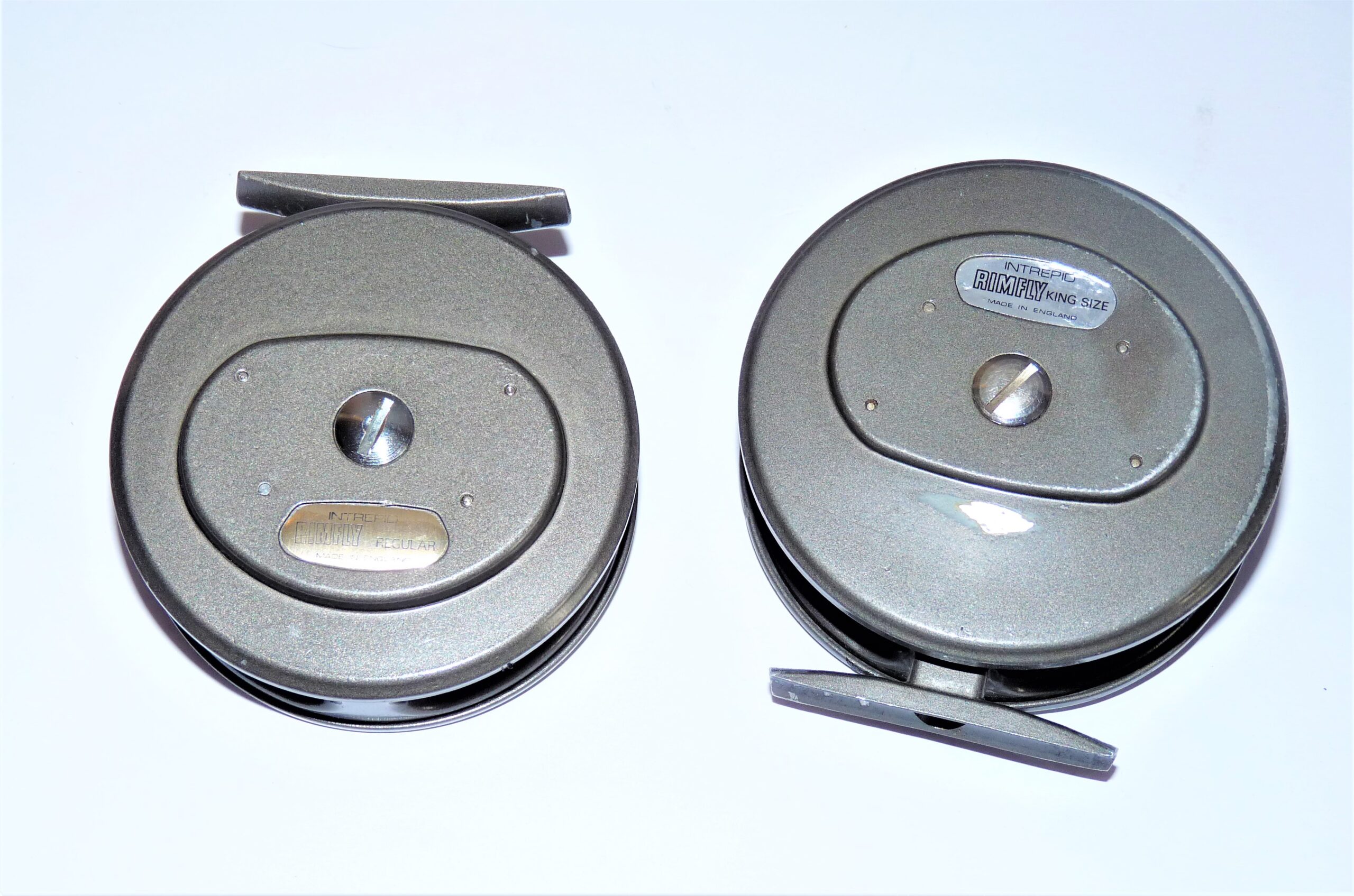Pair of Intrepid trout fly reels kingsize and standard - Image 3