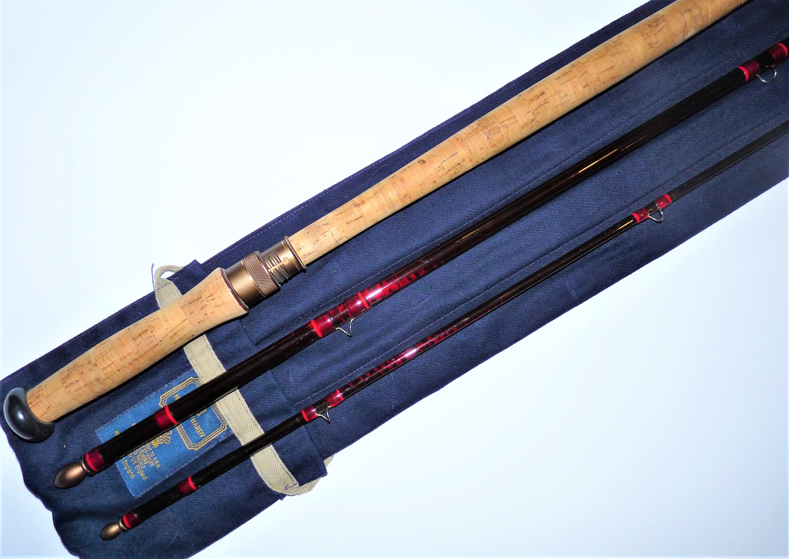 Hardy Graphite Deluxe Spey 15' Three Piece Salmon Fly Rod & original bag