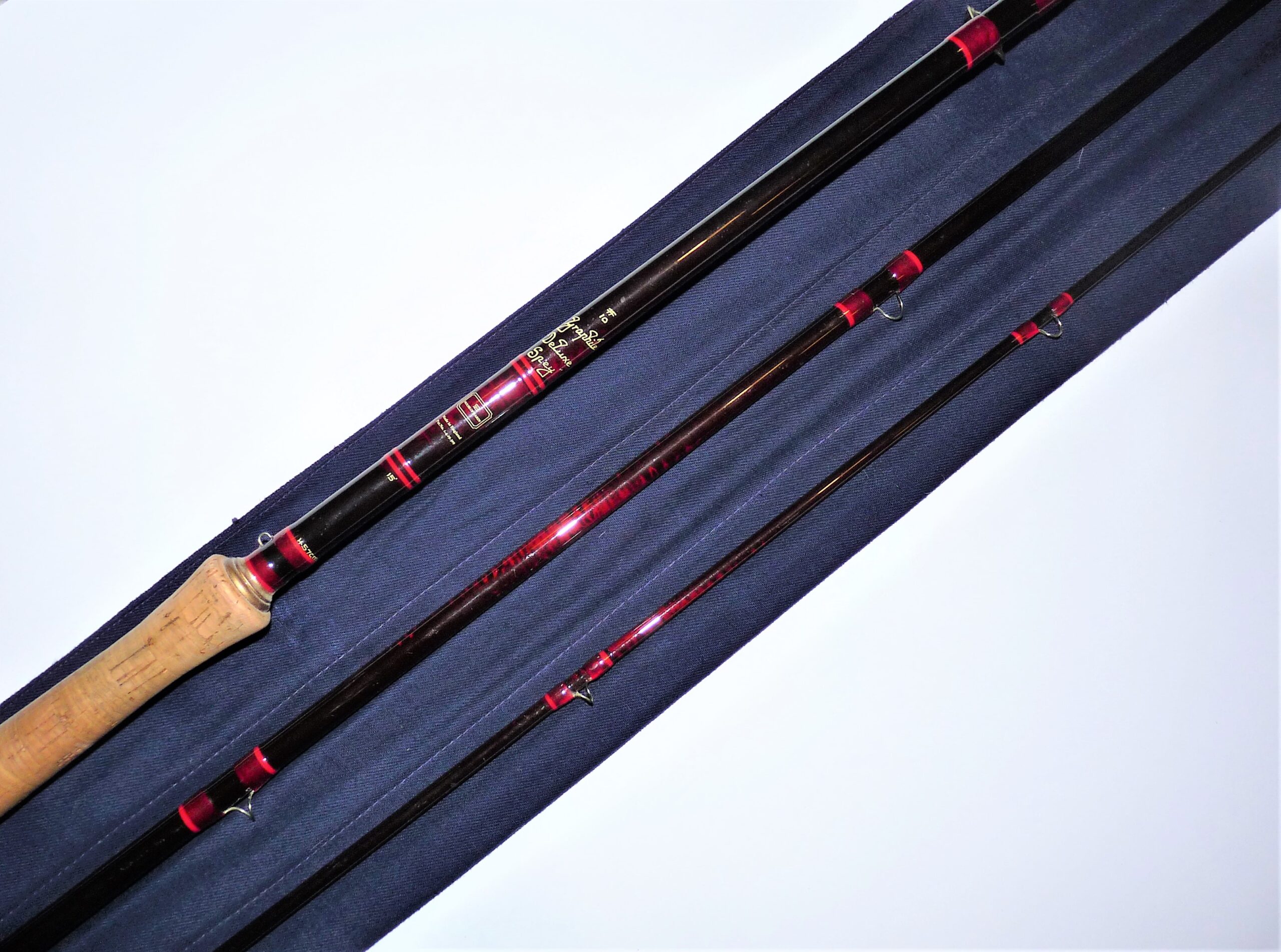 Hardy Graphite Deluxe Spey 15' Three Piece Salmon Fly Rod & original bag - Image 4