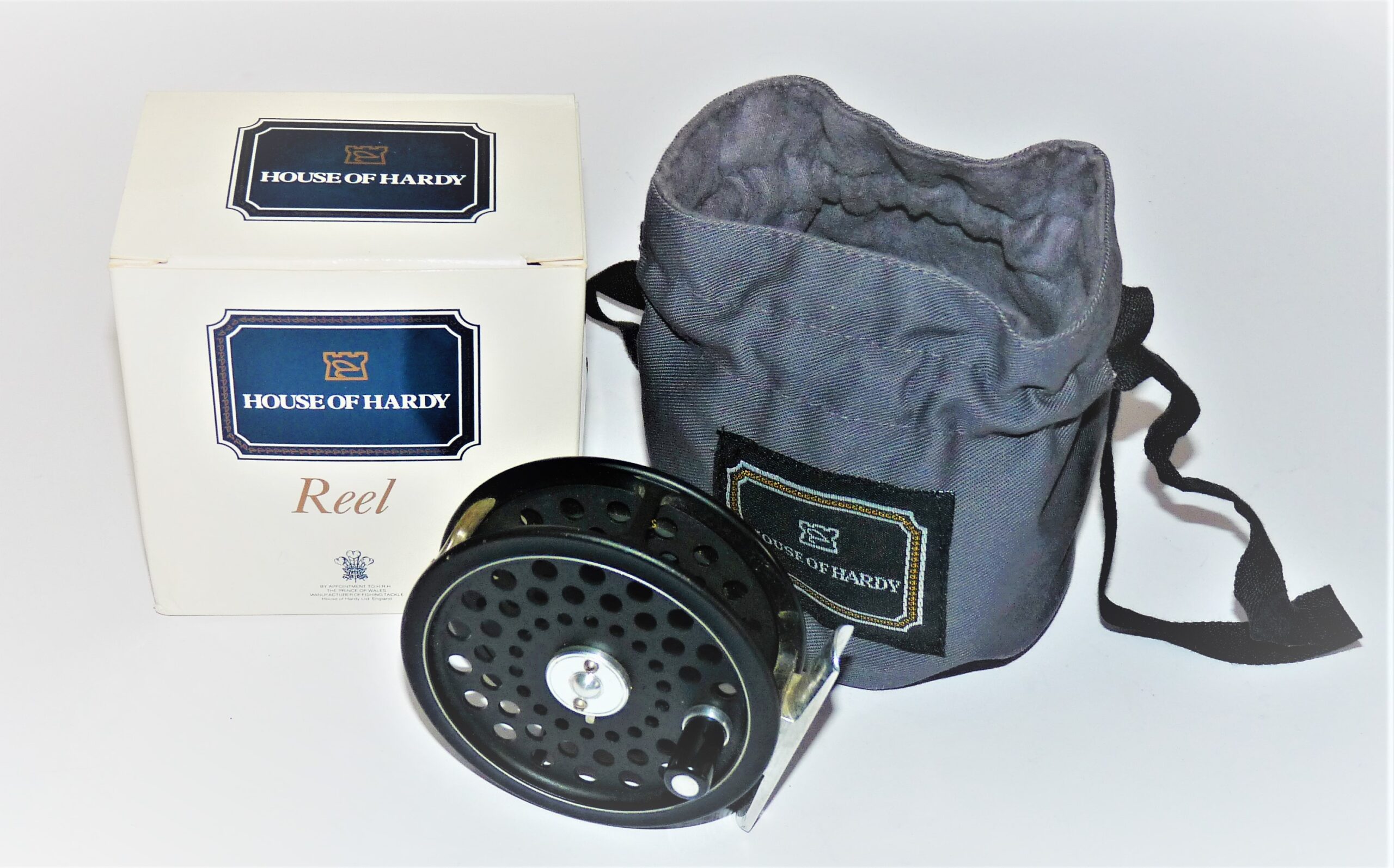 Hardy Ultralite disc #6 trout fly reel with bag and box #091
