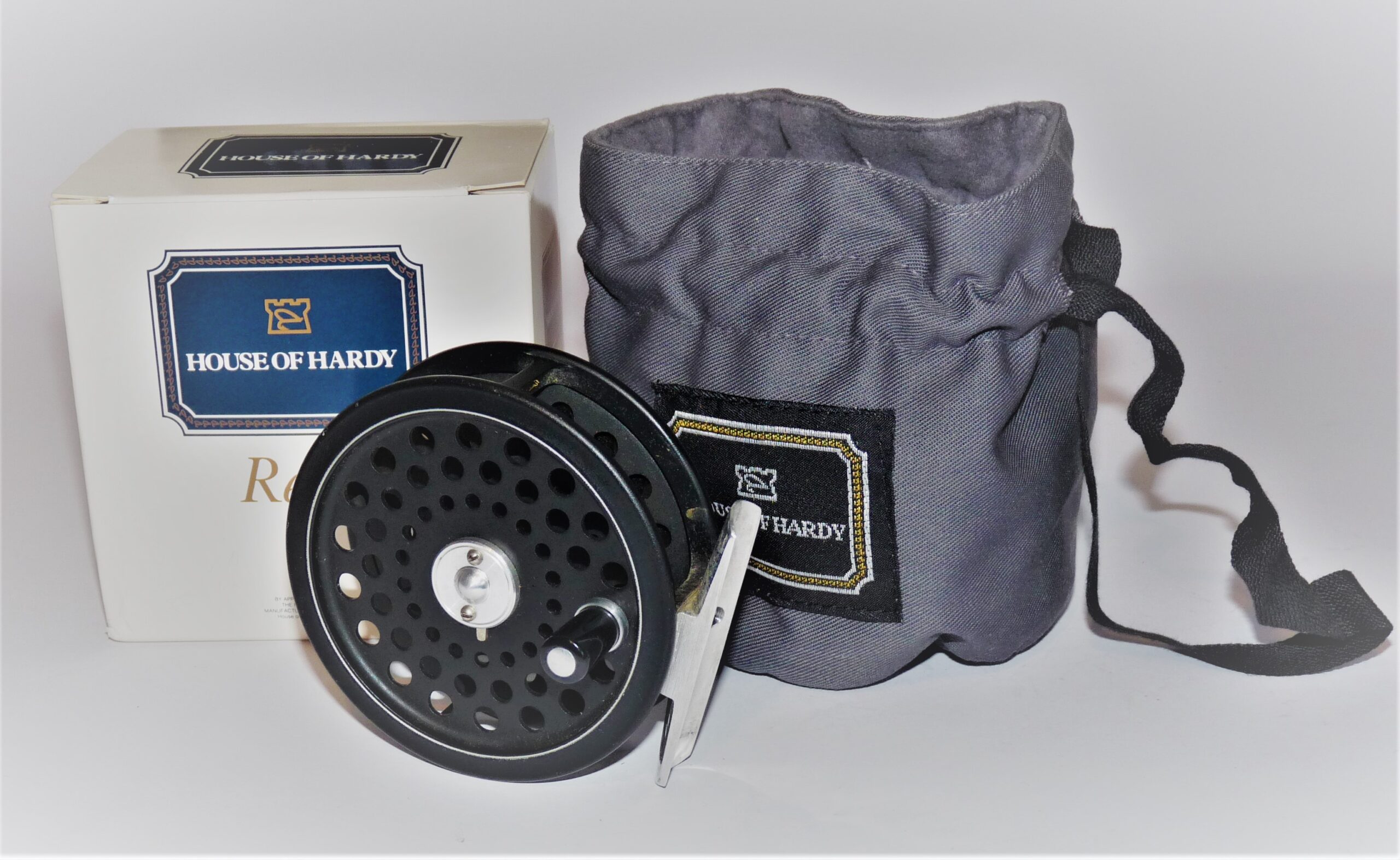 Hardy Ultralite disc #6 trout fly reel with bag and box #091 - Image 2