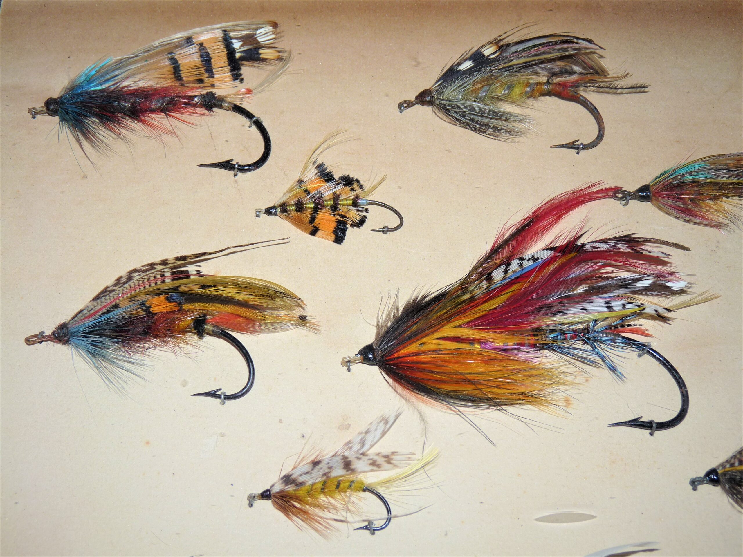 C Farlow & Co The Strand London Atlantic salmon flies in wooden presentation display frame - Image 4