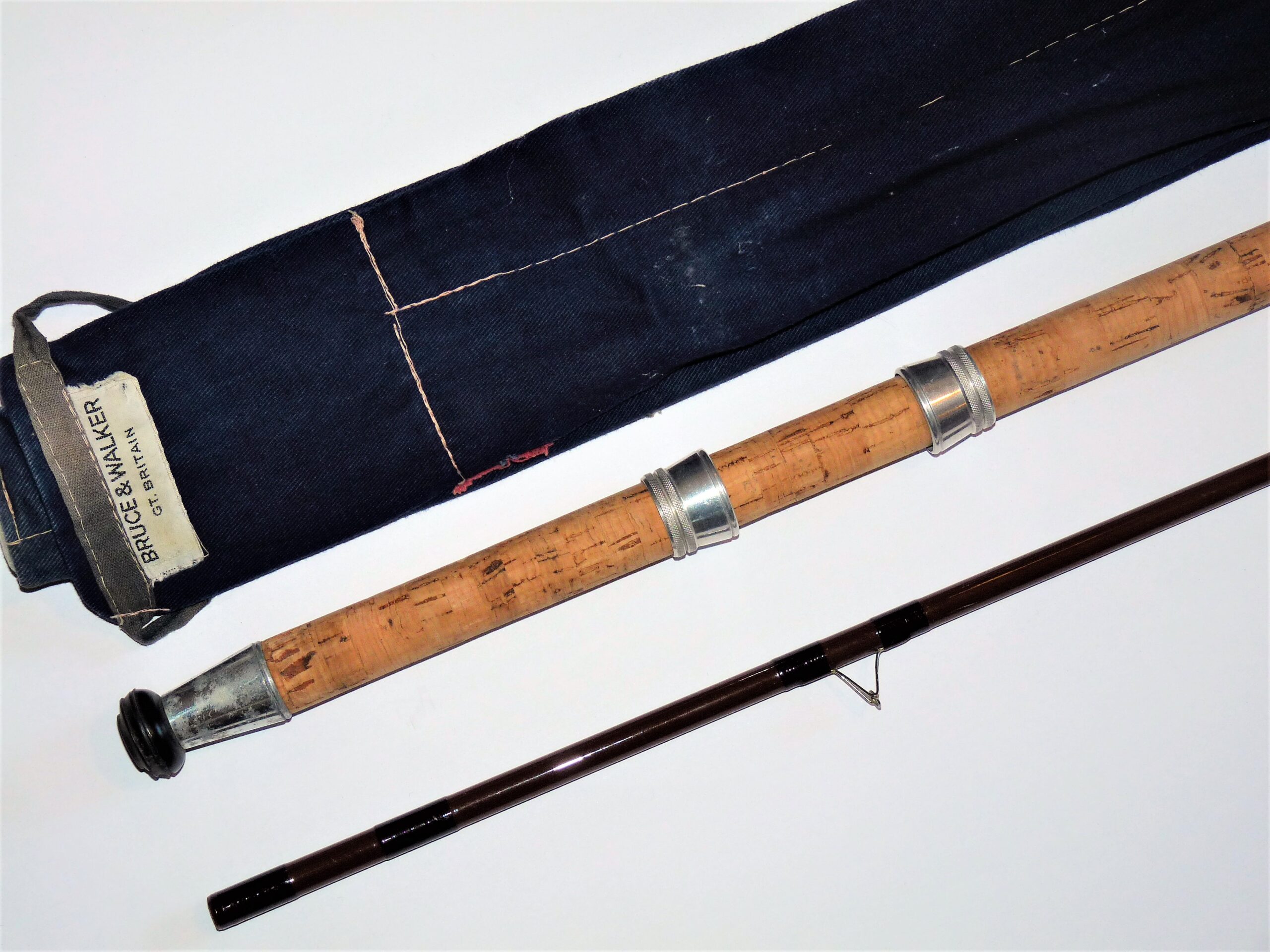 Bruce & Walker CTM9 two-piece vintage glass rod for silver fish & chub