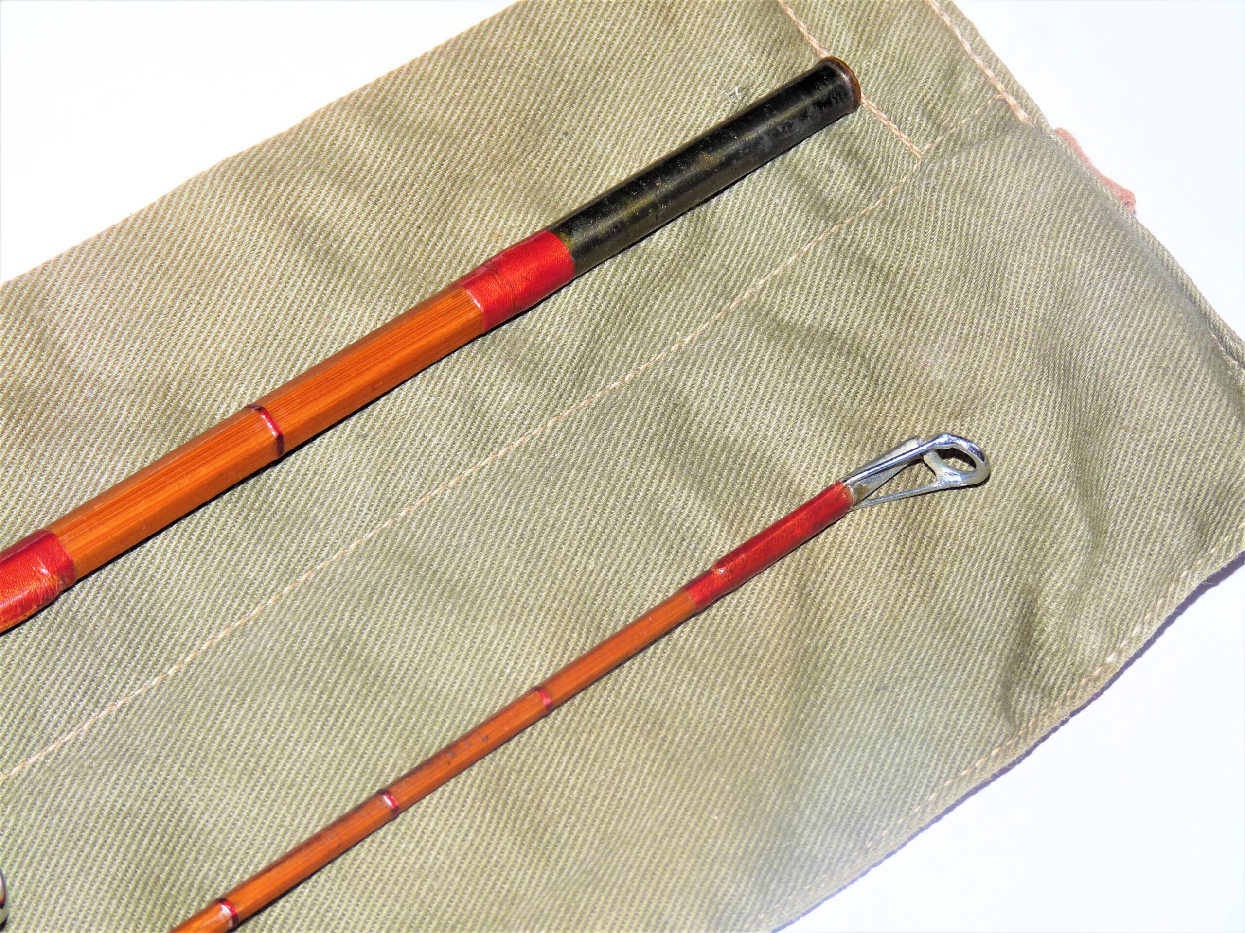 R.C. Kirk, Hampton Court hand built 7' two-piece cane trout fly rod rare - Image 5