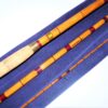 Allcock Gloria 12' 6" 3-piece Spanish reed split cane vintage rod great display