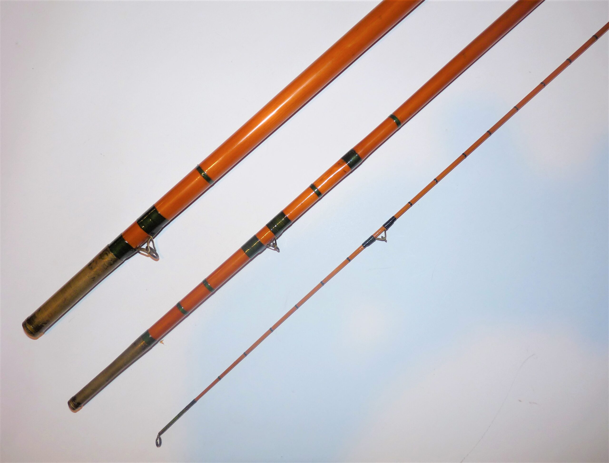 Chitty Tottenham 13' 6" 2-piece whole cane rod with split cane tip - Image 3