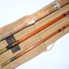 J.S. Sharpes of Aberdeen 'Scottie' 14' 3-piece impregnated Cane Salmon Rod
