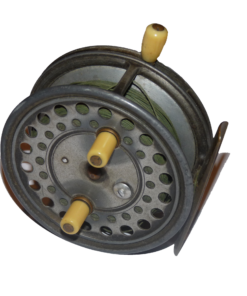 Alternative view of Hardy Silex Major 4" vintage alloy casting reel