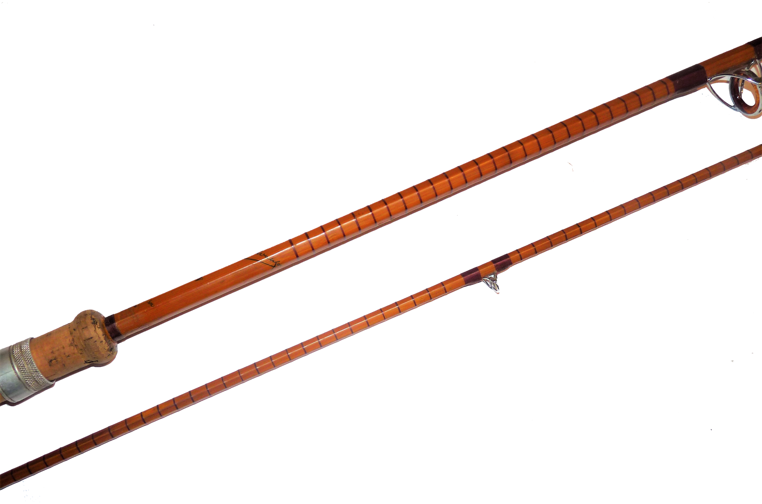B James & Sons Richard Walker MK IV 10' 2'' two-piece Avon split cane vintage rod - Image 3