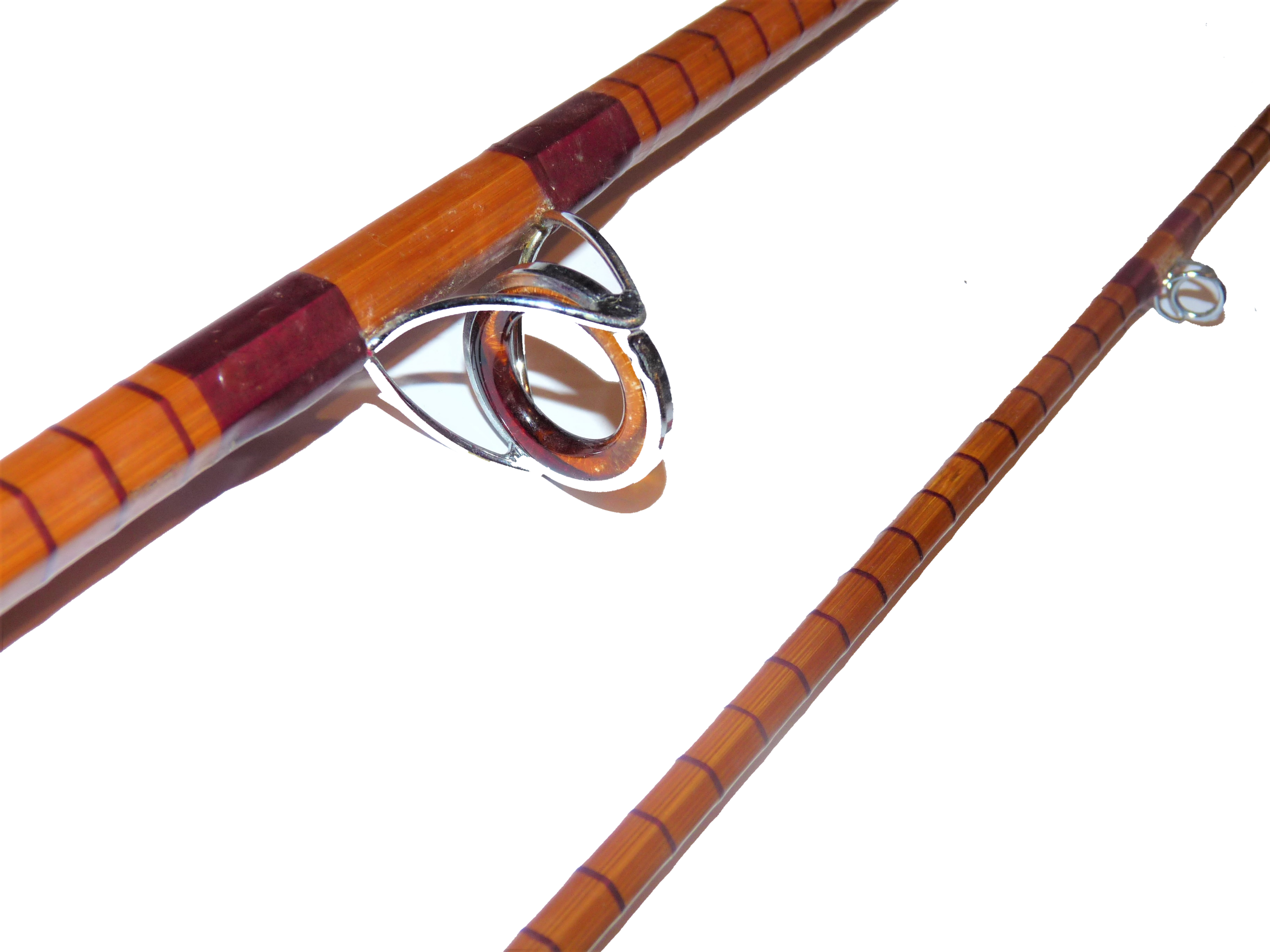B James & Sons Richard Walker MK IV 10' 2'' two-piece Avon split cane vintage rod - Image 4