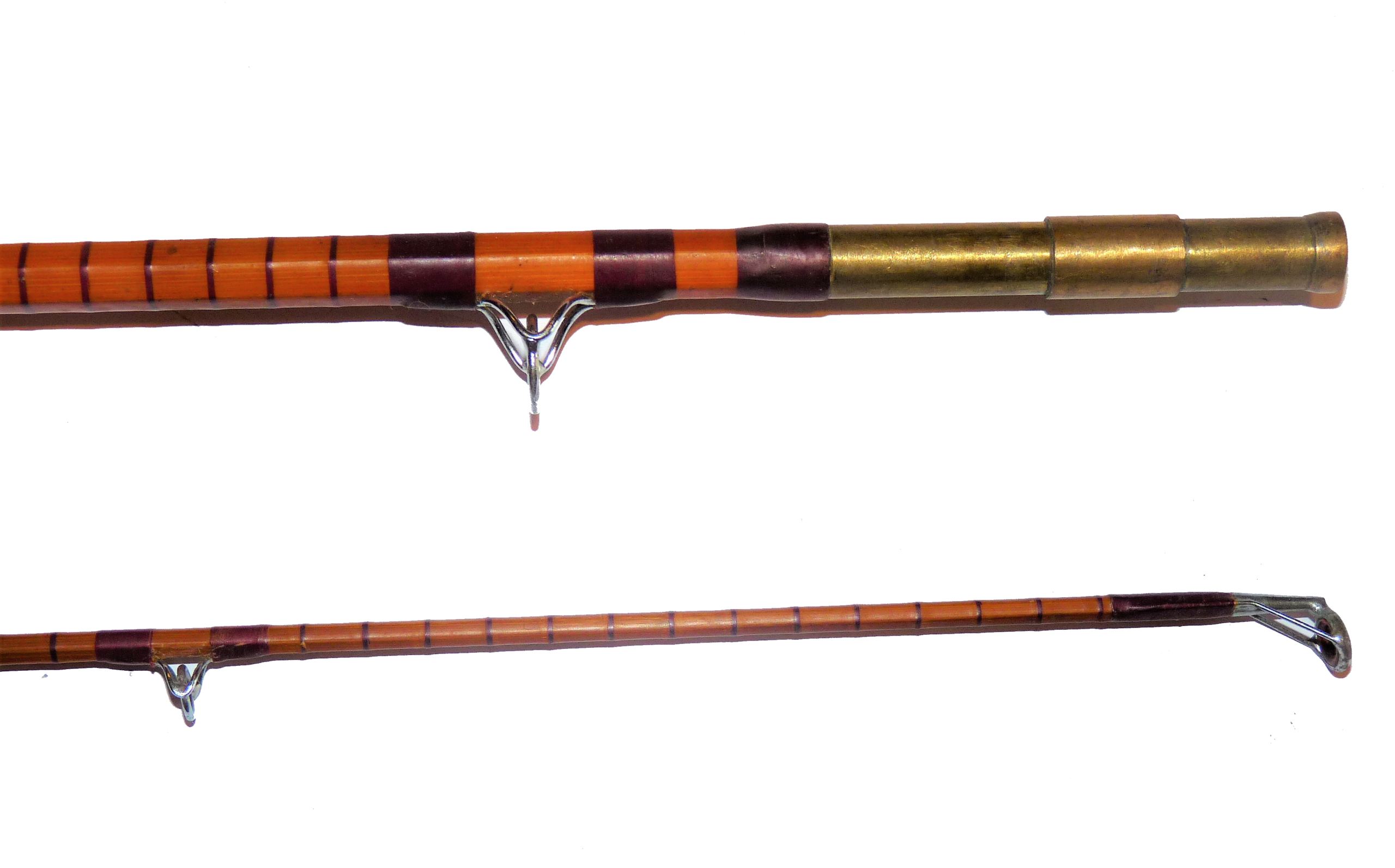 B James & Sons Richard Walker MK IV 10' 2'' two-piece Avon split cane vintage rod - Image 6