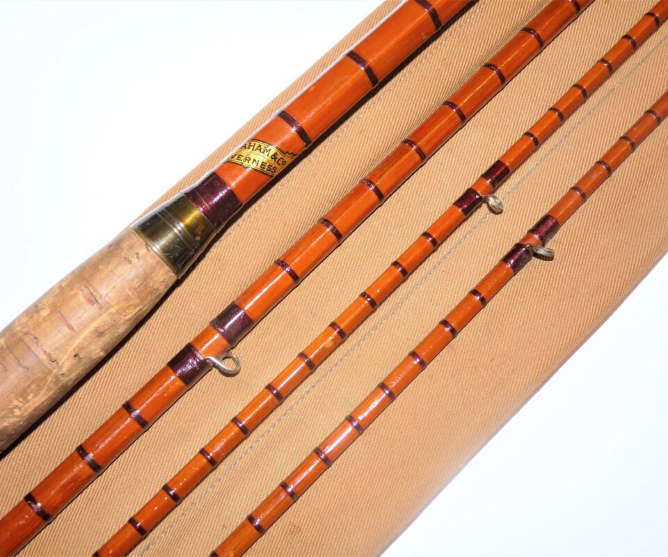 J Graham & Co Inverness 14' salmon fly rod + spare tip