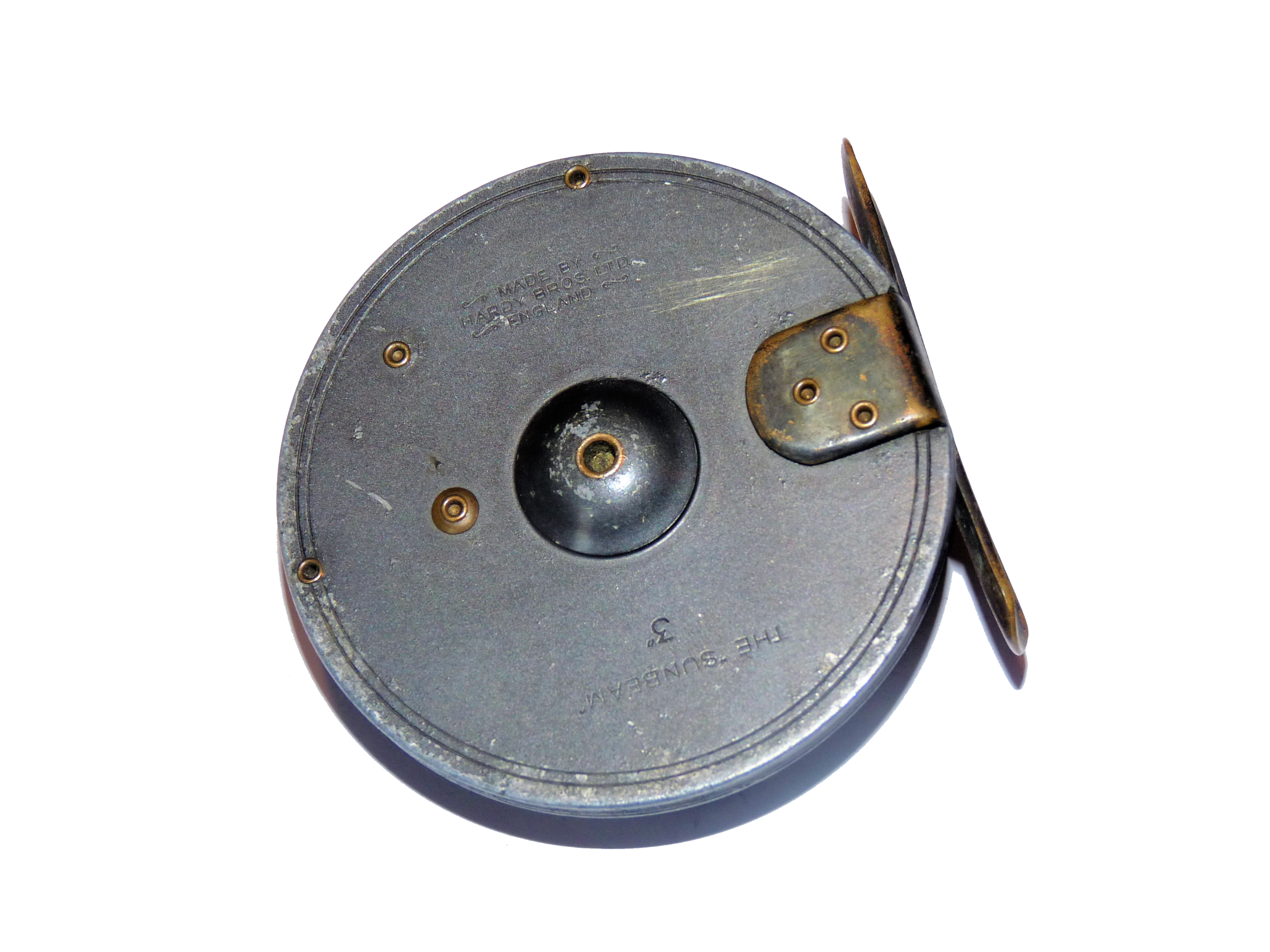 Hardy Sunbeam 3" vintage dry fly fishing reel 1940 -50's #3/4 - Image 2