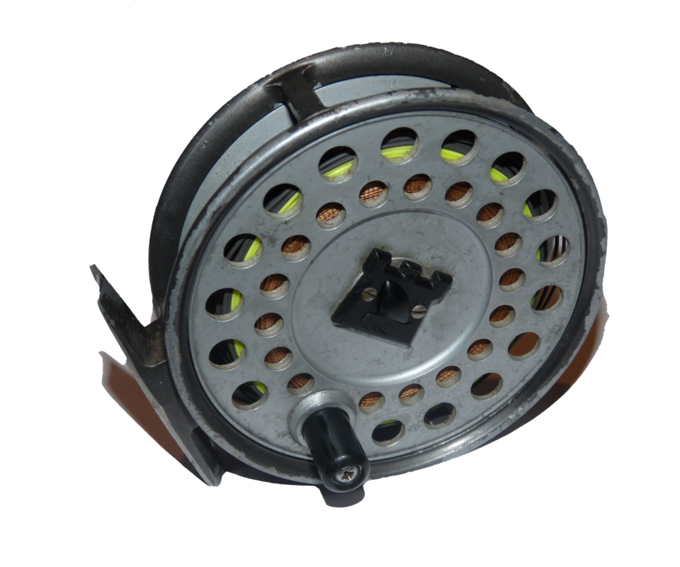 Hardy Viscount 140 MkII lightweight alloy fly reel with check ratchet