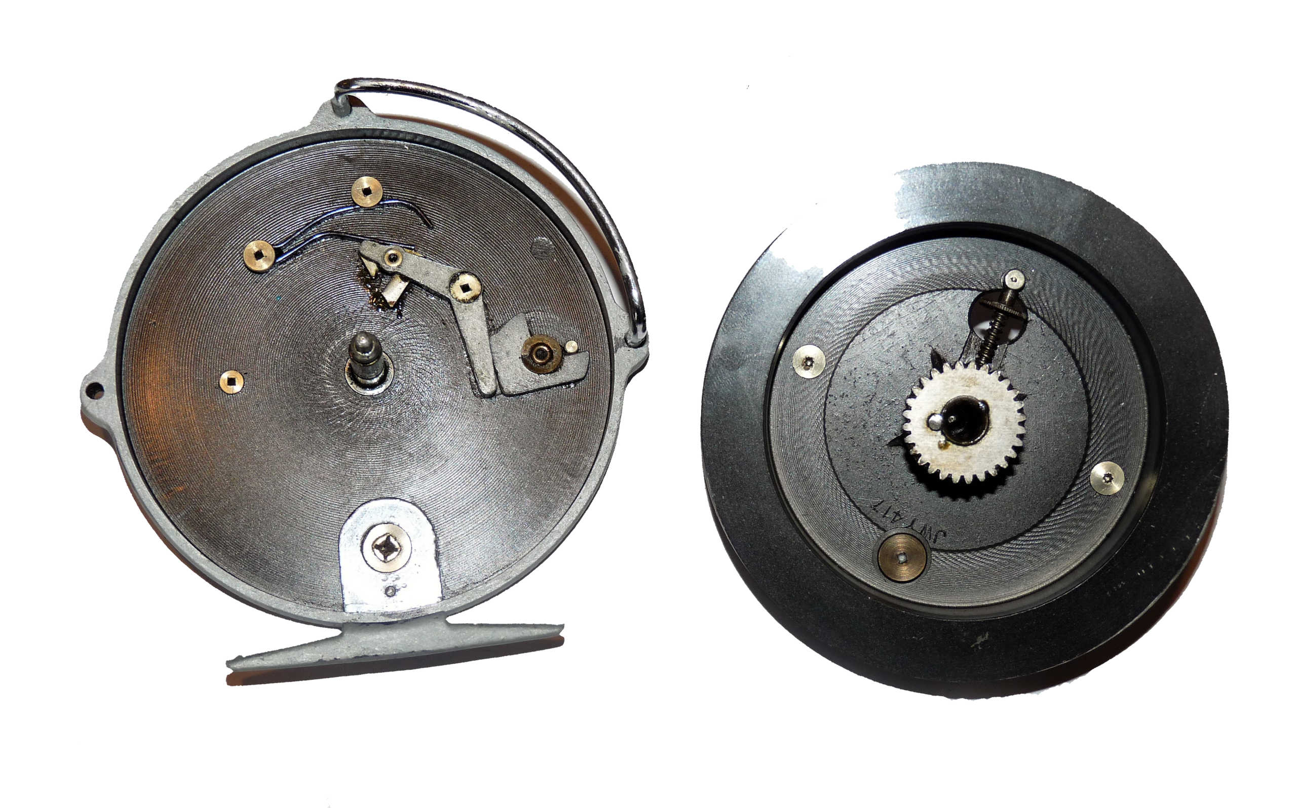 J W Youngs Trudex Centrepin Vintage Fishing Reel 4" - Image 4