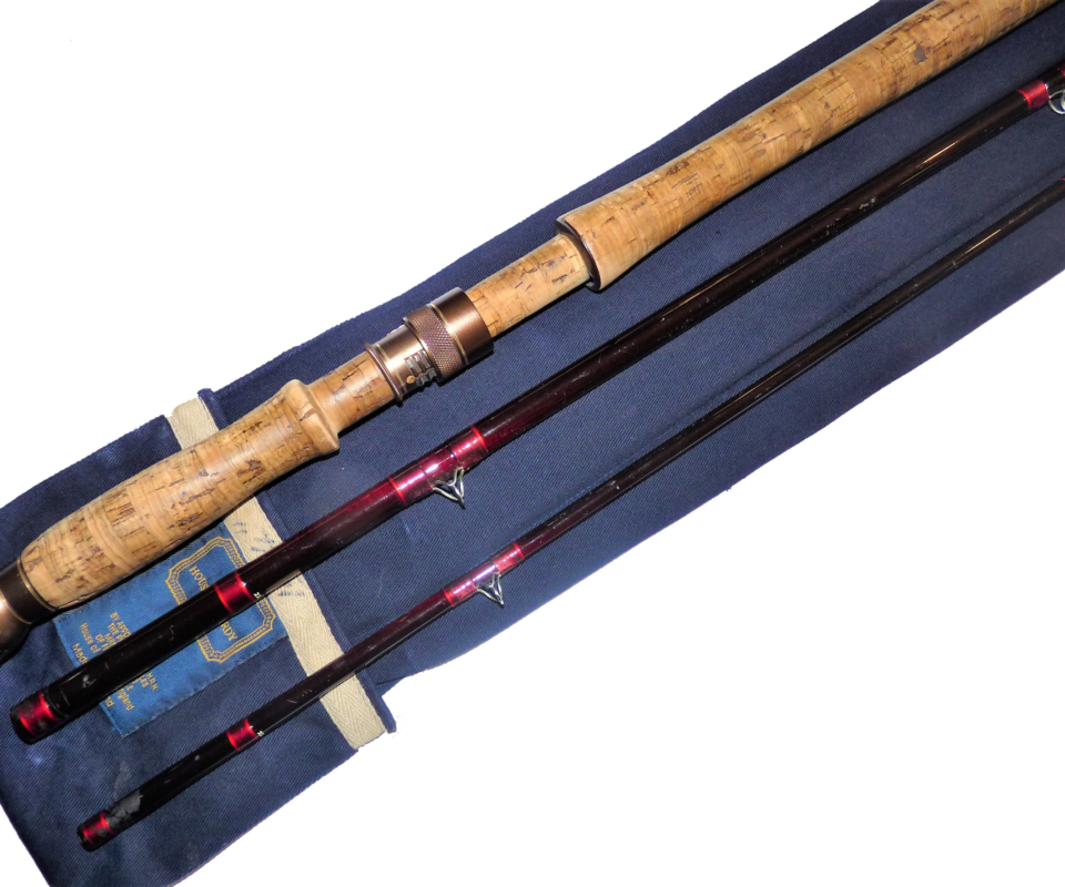 Hardy Graphite De Luxe salmon fly rod 15'4" with bag #10